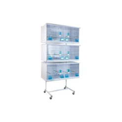 Batterie De 3 Grandes Cages 90x40x40 - New Canariz