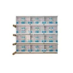 Batteries De 12 Cages 63x40x40 - New Canariz