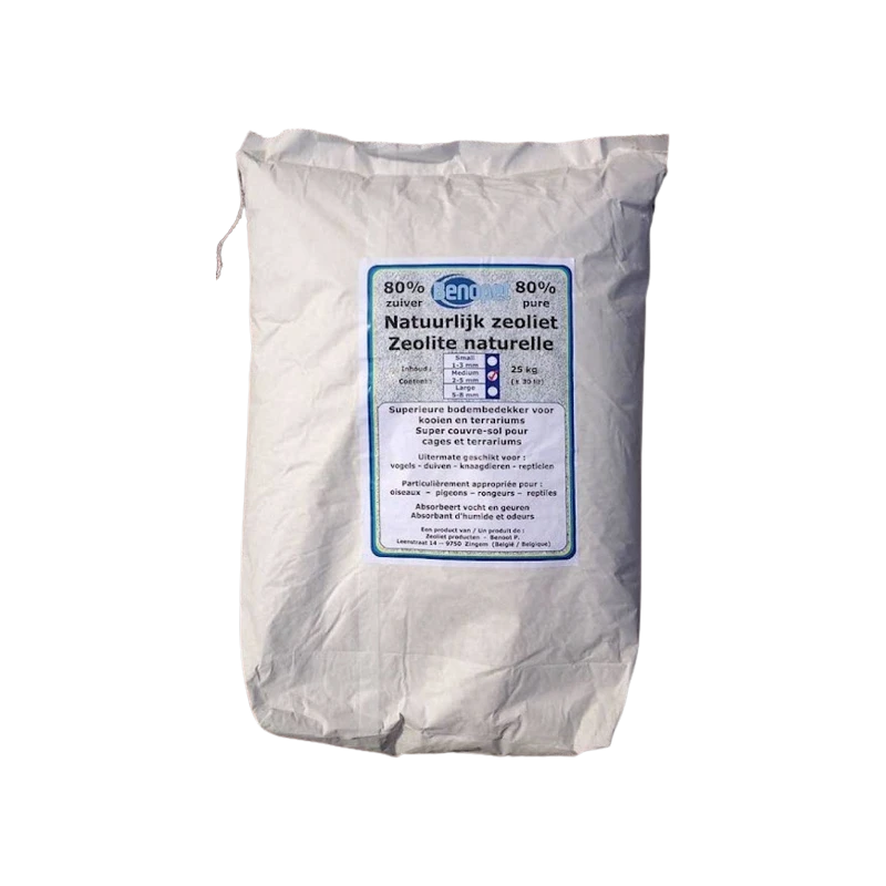 Benopet Small 80% 1-3mm 25kg - Zeoliet 1 Benopet Small 80% 1-3mm 25kg - Zeoliet