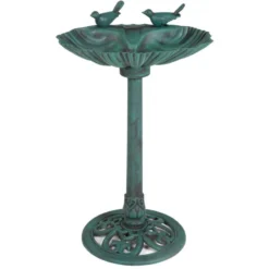 Fontaine Extérieure En Plastique Avec 2 Oiseaux