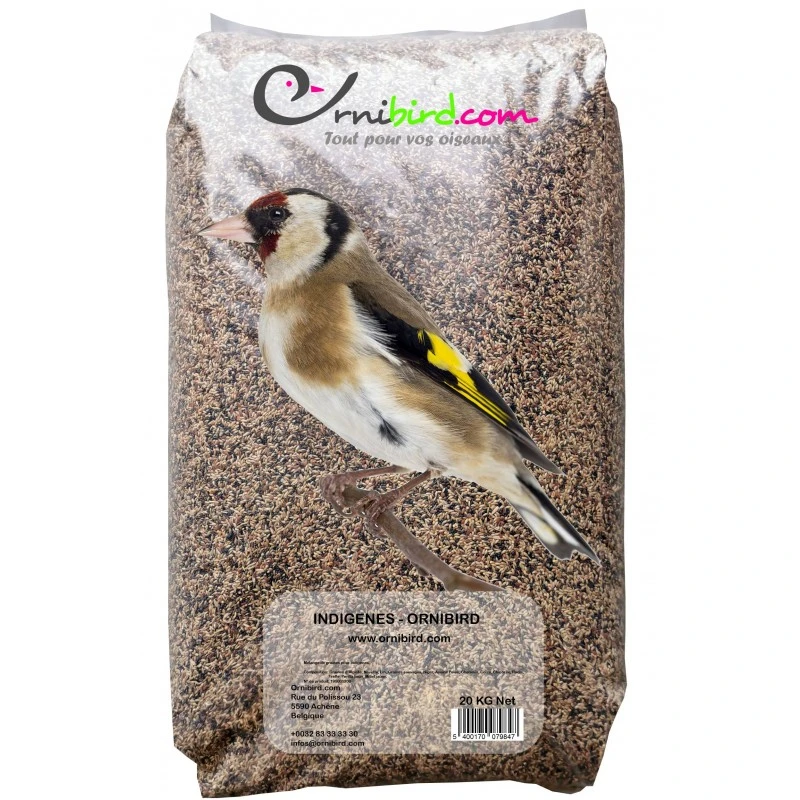 Indigènes - Ornibird, Mélange Pour Indigènes 20kg 1 Indigènes - Ornibird, Mélange Pour Indigènes 20kg