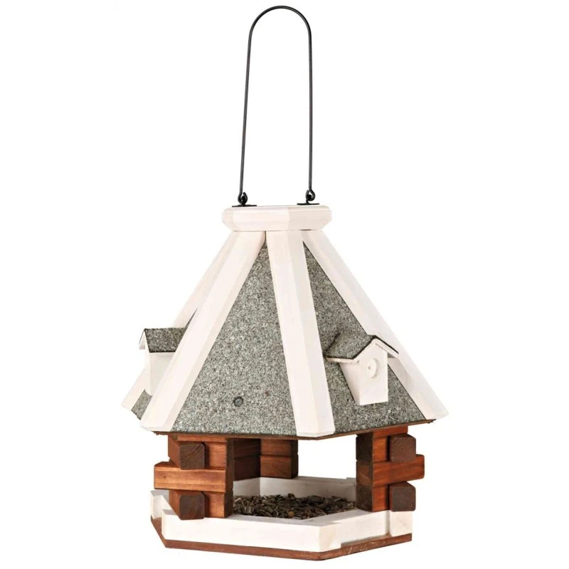 Devant -Witte Molen Soldes Magasin mangeoire a suspendre 36x35cm trixie 5577