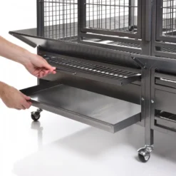 Montana Palace 184x101x185cm -Witte Molen Soldes Magasin montana palace 184x101x185cm k35030 wagner montana cages le modele palace est lune des plus grandes cages a perroquets au monde 1 2