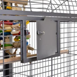 Montana Palace 184x101x185cm -Witte Molen Soldes Magasin montana palace 184x101x185cm k35030 wagner montana cages le modele palace est lune des plus grandes cages a perroquets au monde 1 4