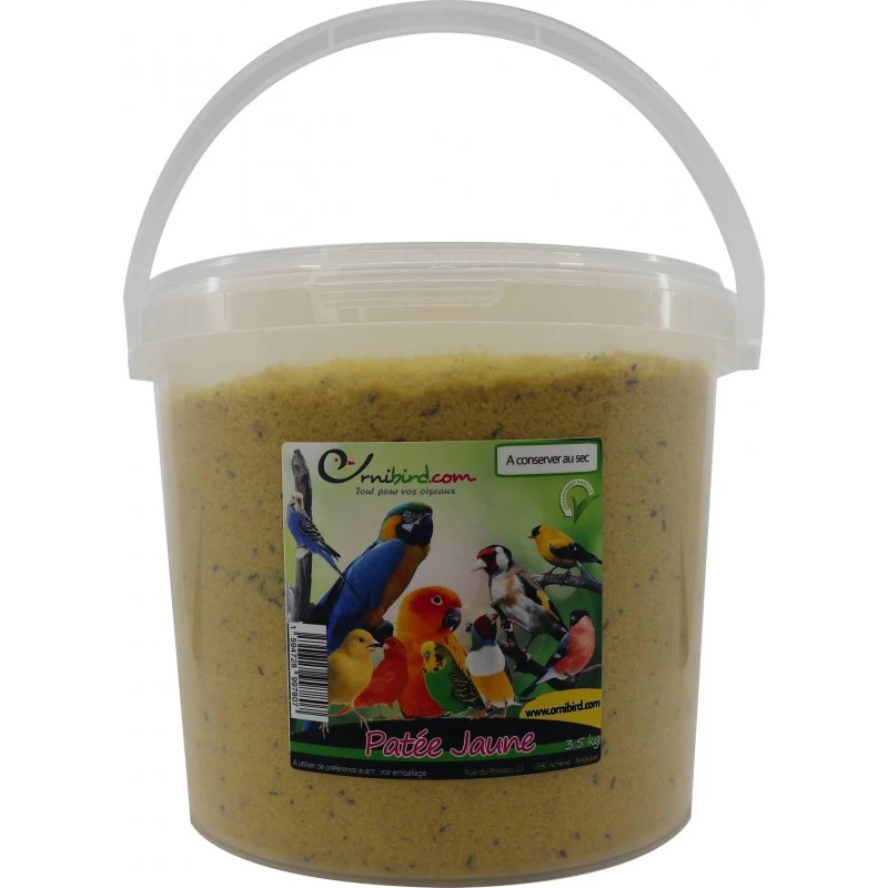 Patée Jaune En Seau 3kg - Ornibird 1 Patée Jaune En Seau 3kg - Ornibird